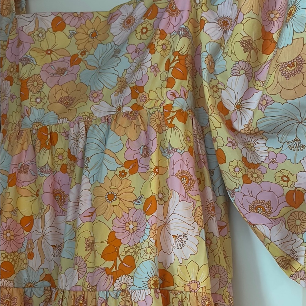 NWT Karlie floral London poplin dress - Picture 5 of 7